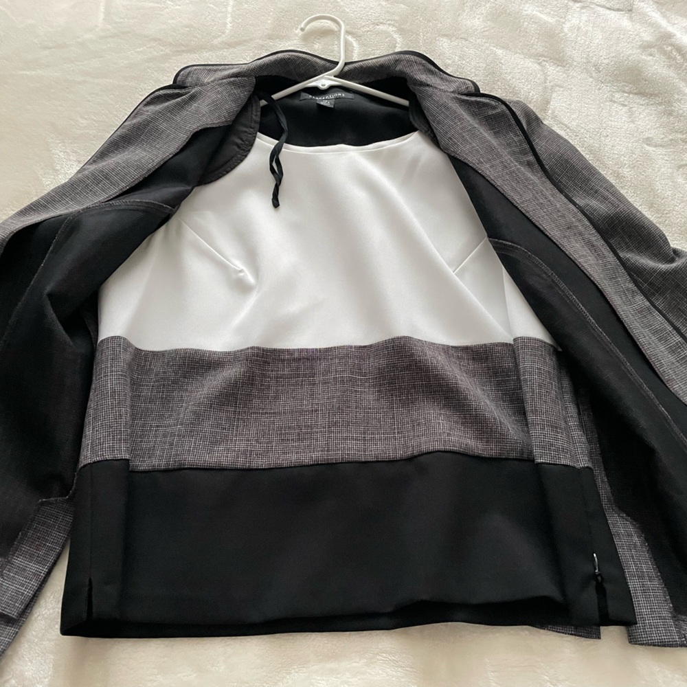 Perceptions Black And Gray Jacket - image 1
